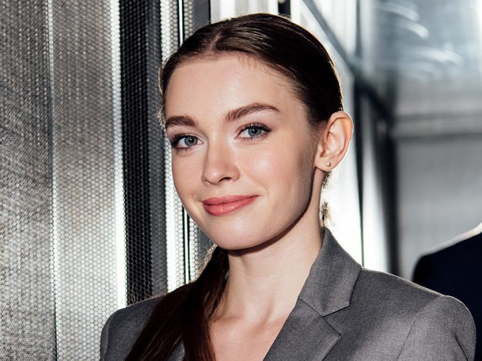 Businesswoman and businessman supporting IT in a data center